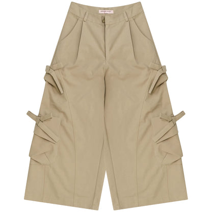 Forest Wanderer Khaki Cropped Pants