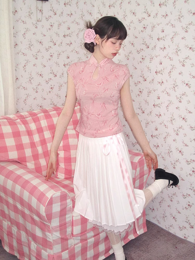 Slim cheongsam top