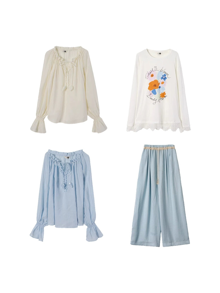 Graphic Tee & Trousers Set-Up