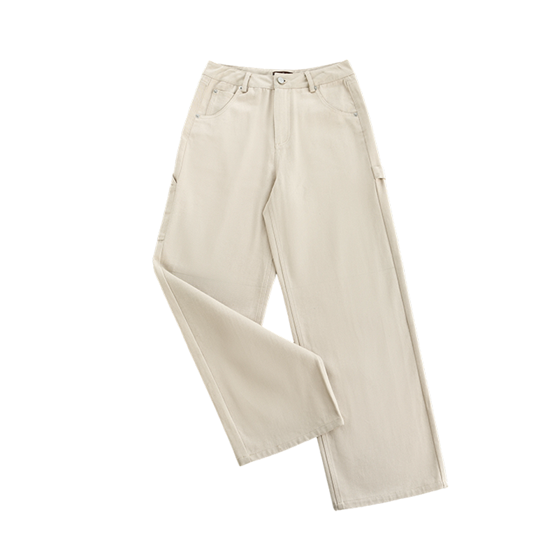 Embroidered Airy Drapey Pants