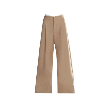 Korean Drape Wide-Leg Pants