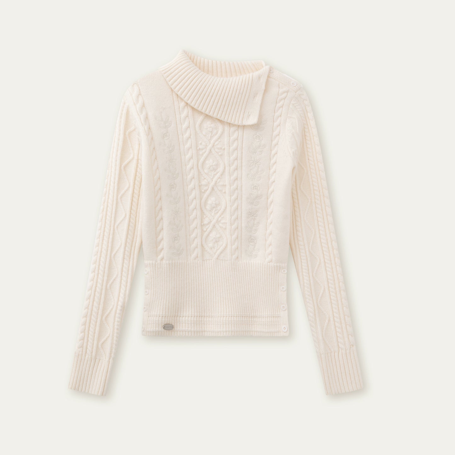 Feminine Line Vintage Knit Top