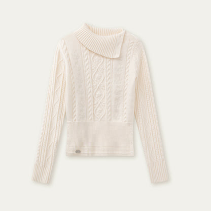 Feminine Line Vintage Knit Top