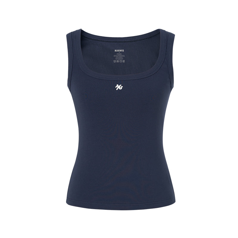 Slim U-Neck Sports Top