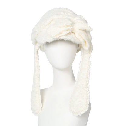 Slavic Knit Hooded Cardigan Hat Set-Up