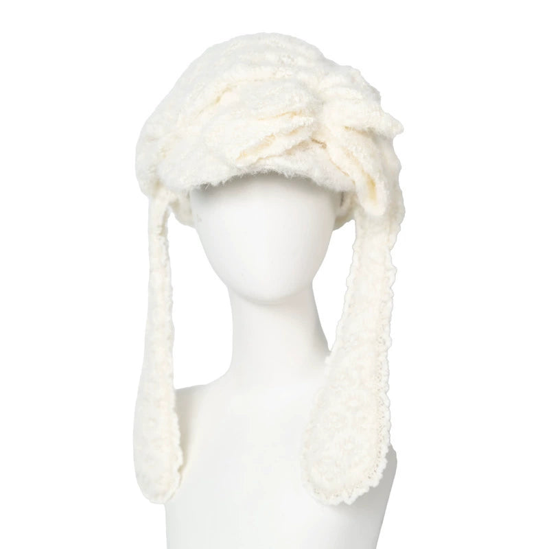 Lace Knit Camisole Hat Set-Up