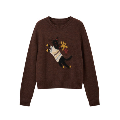 Mohair Room Cat Sweater Set-Up