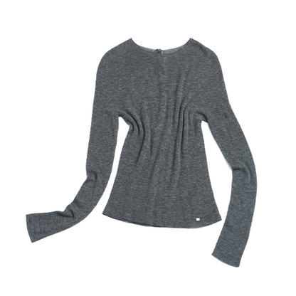 Water-Soluble Wool Knitted Top