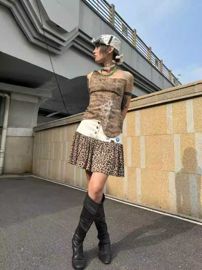 Designer camouflage tube top