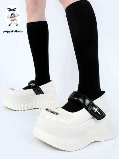 Platform mary jane shoes