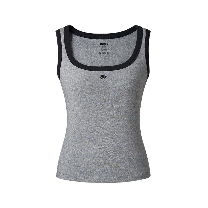 Slim U-Neck Sports Top