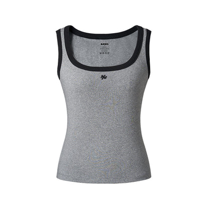 Slim U-Neck Sports Top