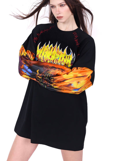 Flame Cat Top