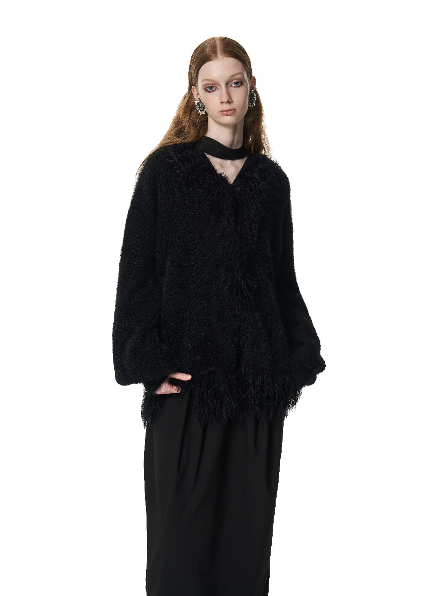 Imitation mink loose thick coat