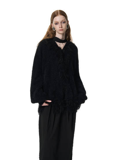 Imitation mink loose thick coat