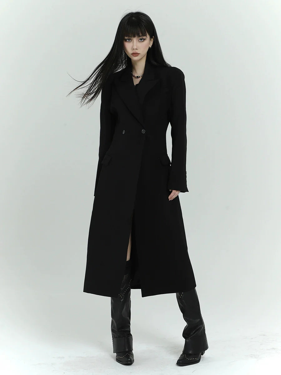 Mid-length Trench Coat Jacket