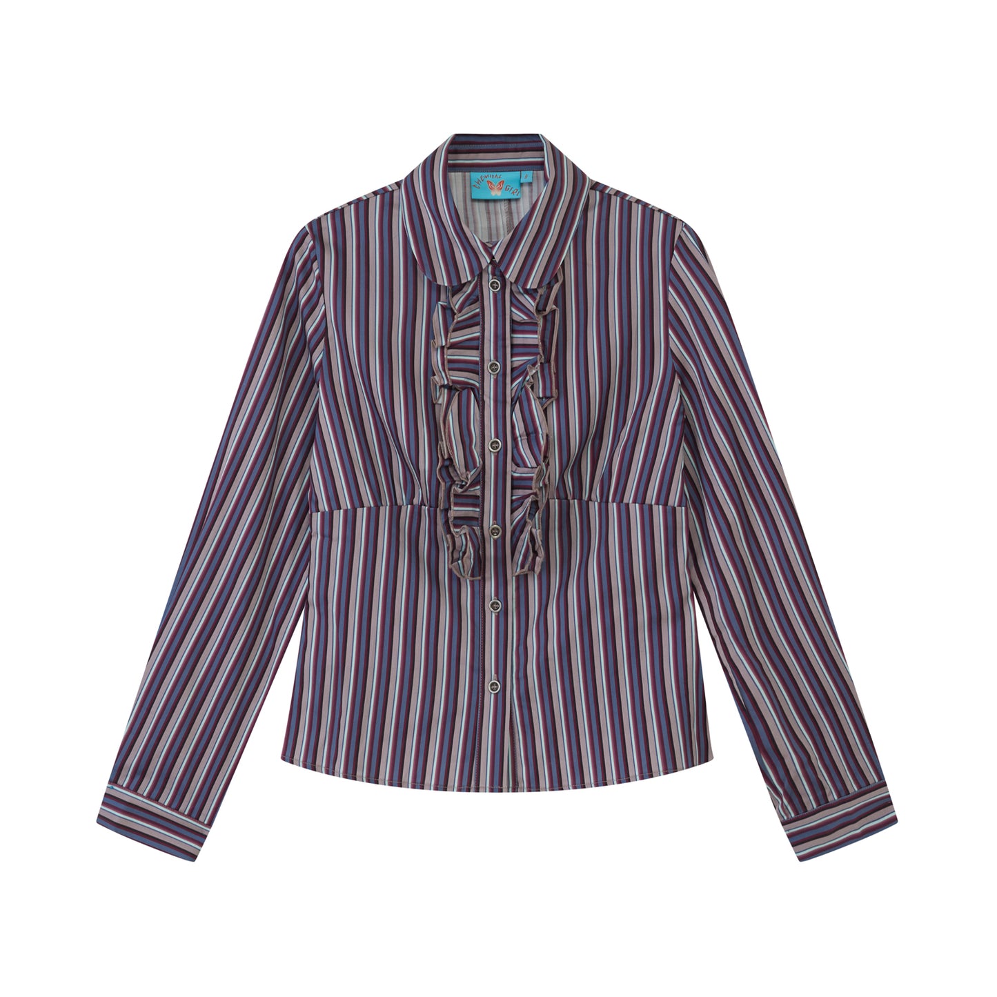 Striped Slim French Shirt