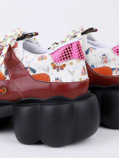 Retro platform shoes