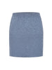 Blue tinny glitter skirt