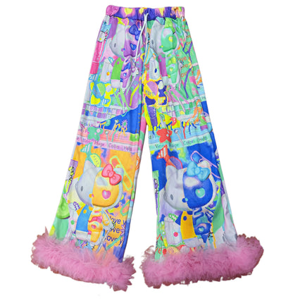Soda Kitty Y2K Wide-Leg Pants