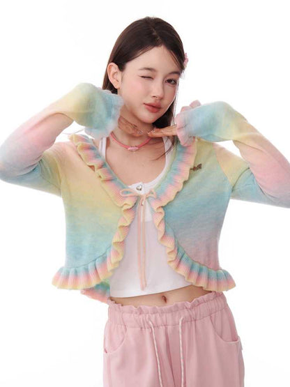 Gradient cardigan