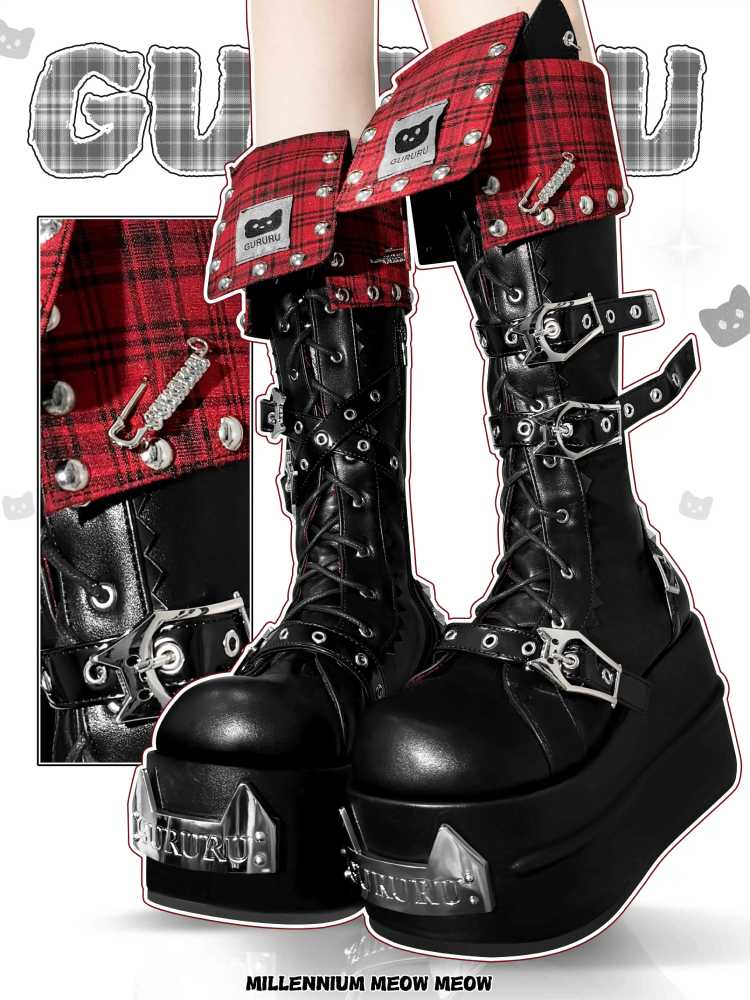 Platform night fashion boots