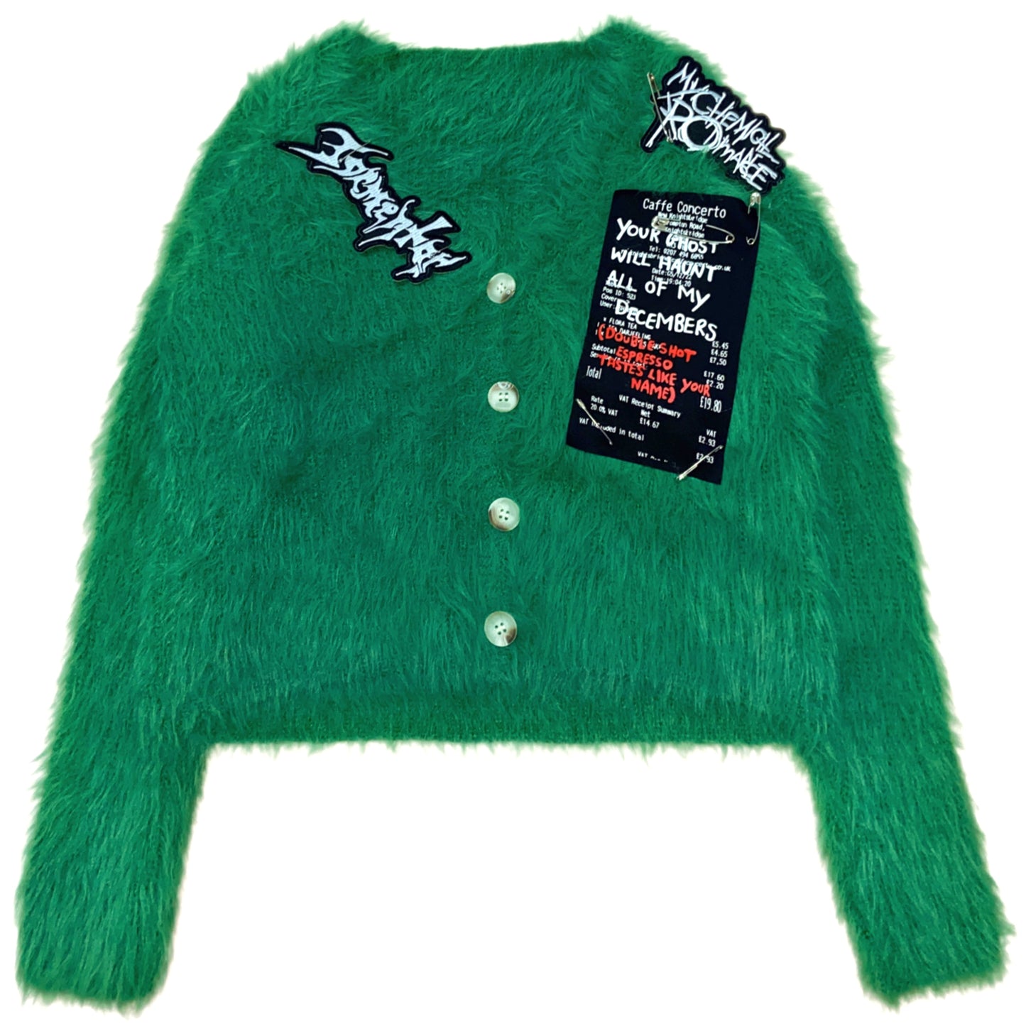 Green Faux Mink Top