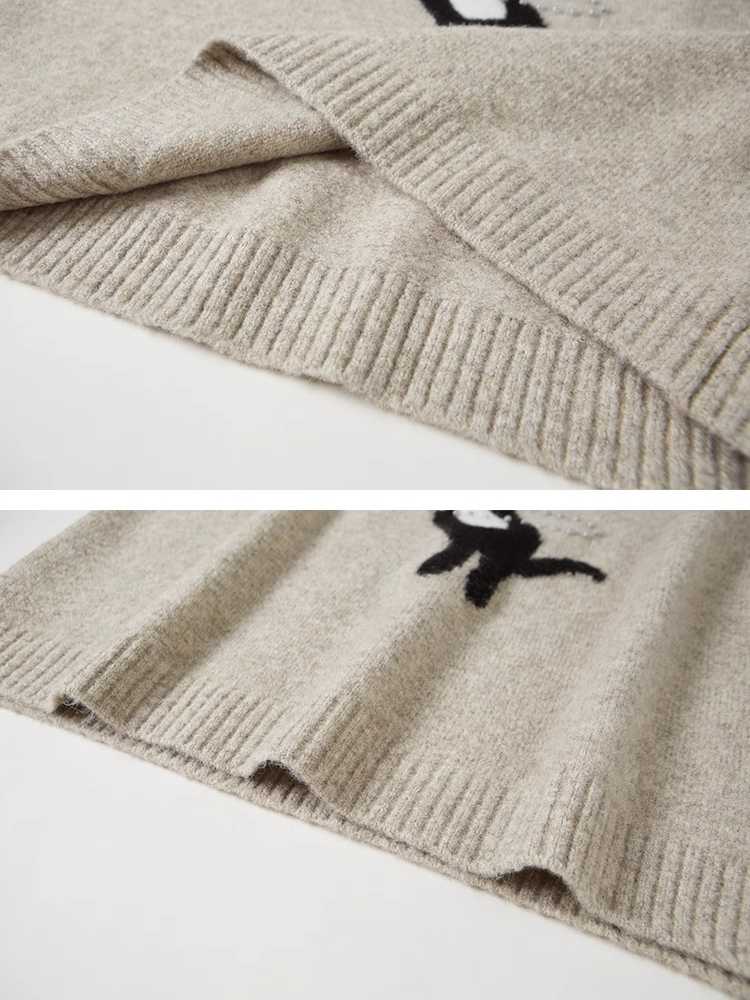 Cat knit sweater