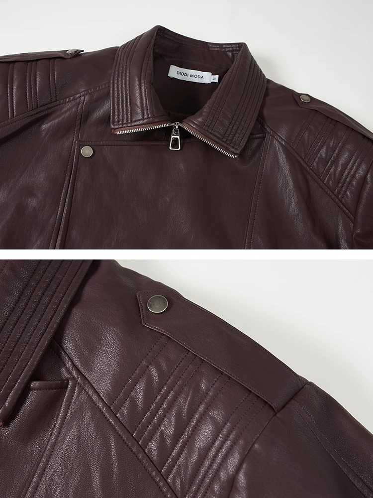 Retro leather jacket