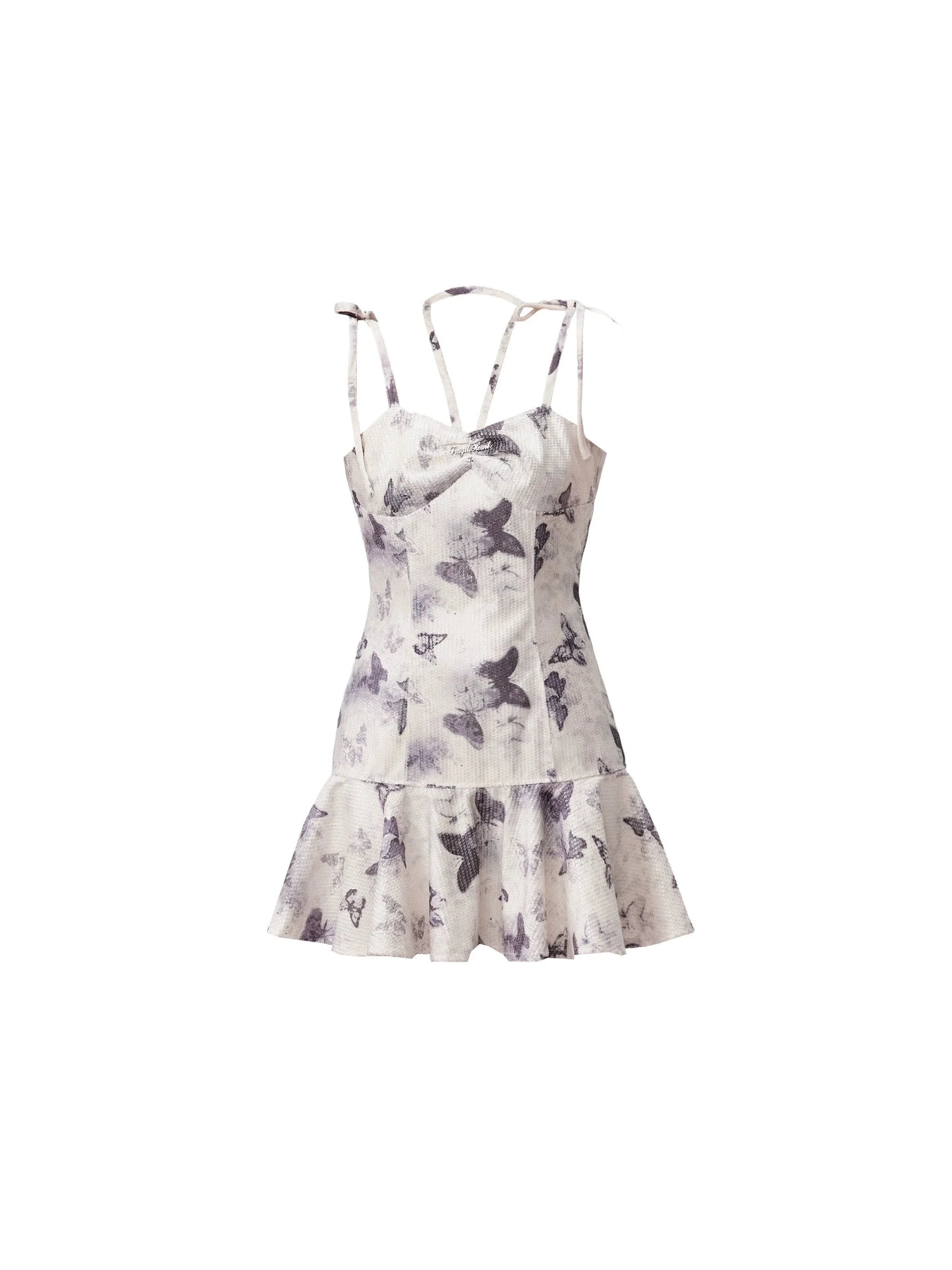 Butterfly Dream Ink Print Dress