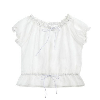 Sweet Lace Ramie Top