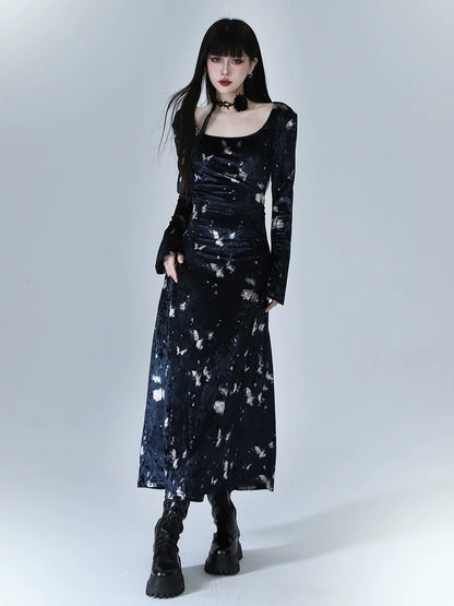 Chinese Velvet Adult Dress