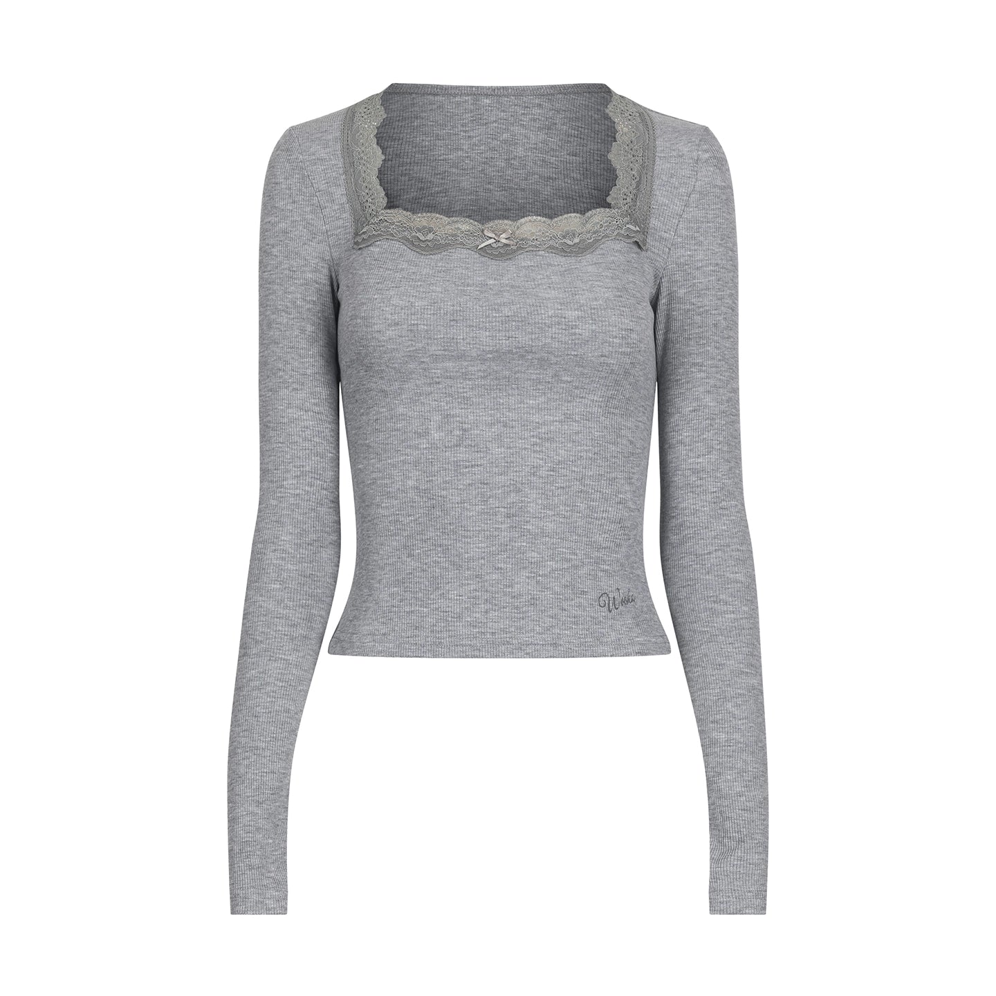 Long Sleeve Lace T-Shirt