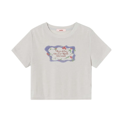 Retro Straight Short Sleeve T-Shirt