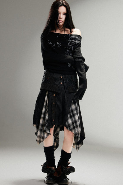 Punk Rock Retro Low Waist Leather Skirt