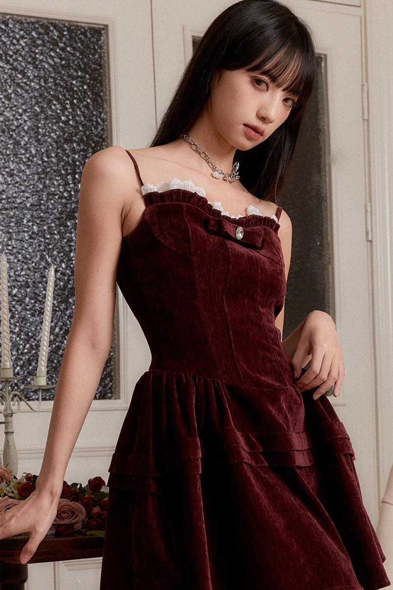 Red Velvet Cake Vintage Dress