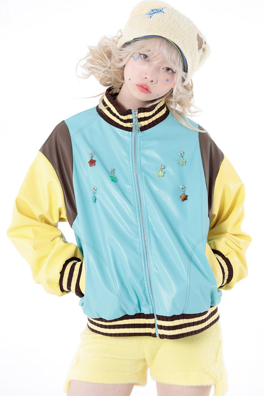 Retro American College Style Baseball Jacket