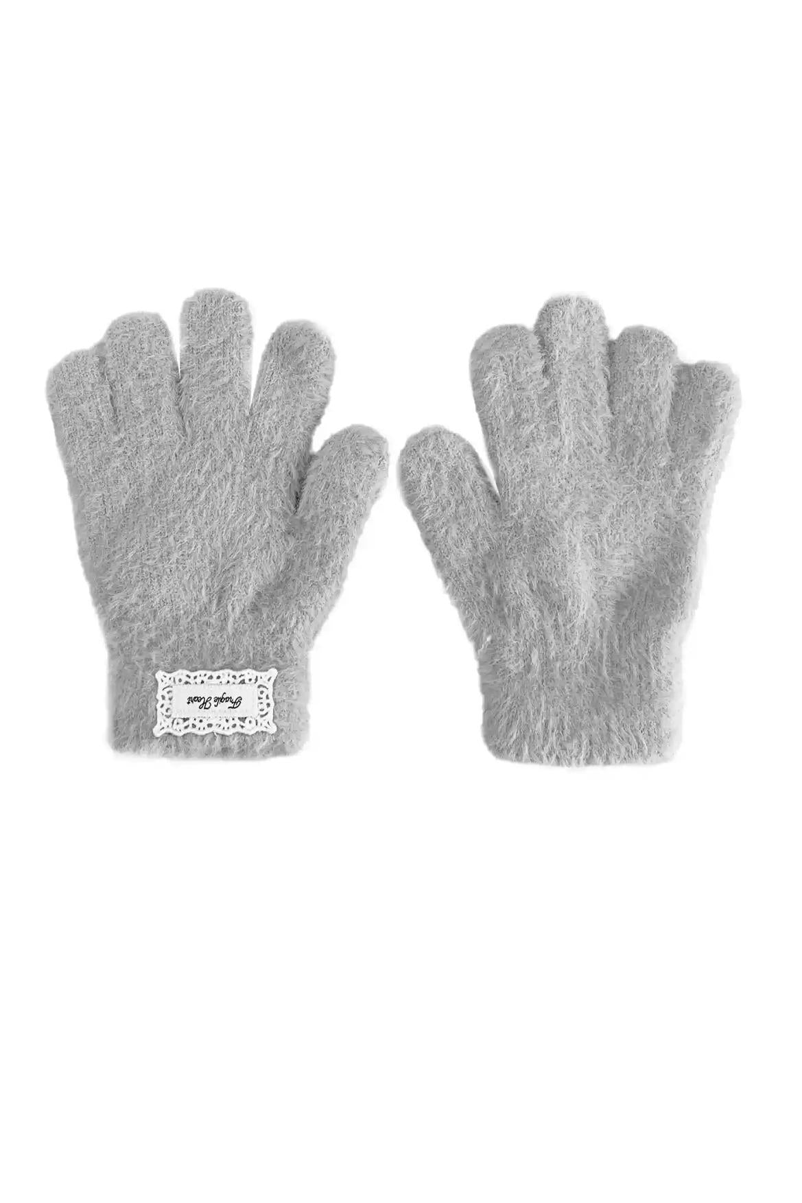 Three-Color Cozy Thermal Knit Gloves