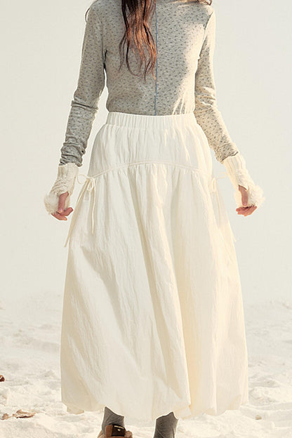 Versatile Cotton Long Skirt