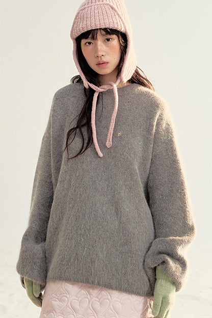 Versatile Long Knit Pullover Sweater