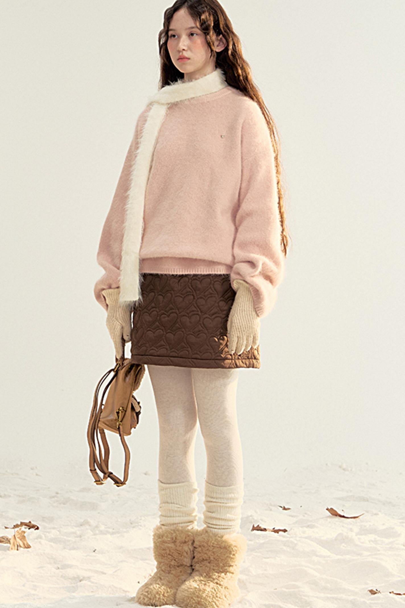 Versatile Long Knit Pullover Sweater