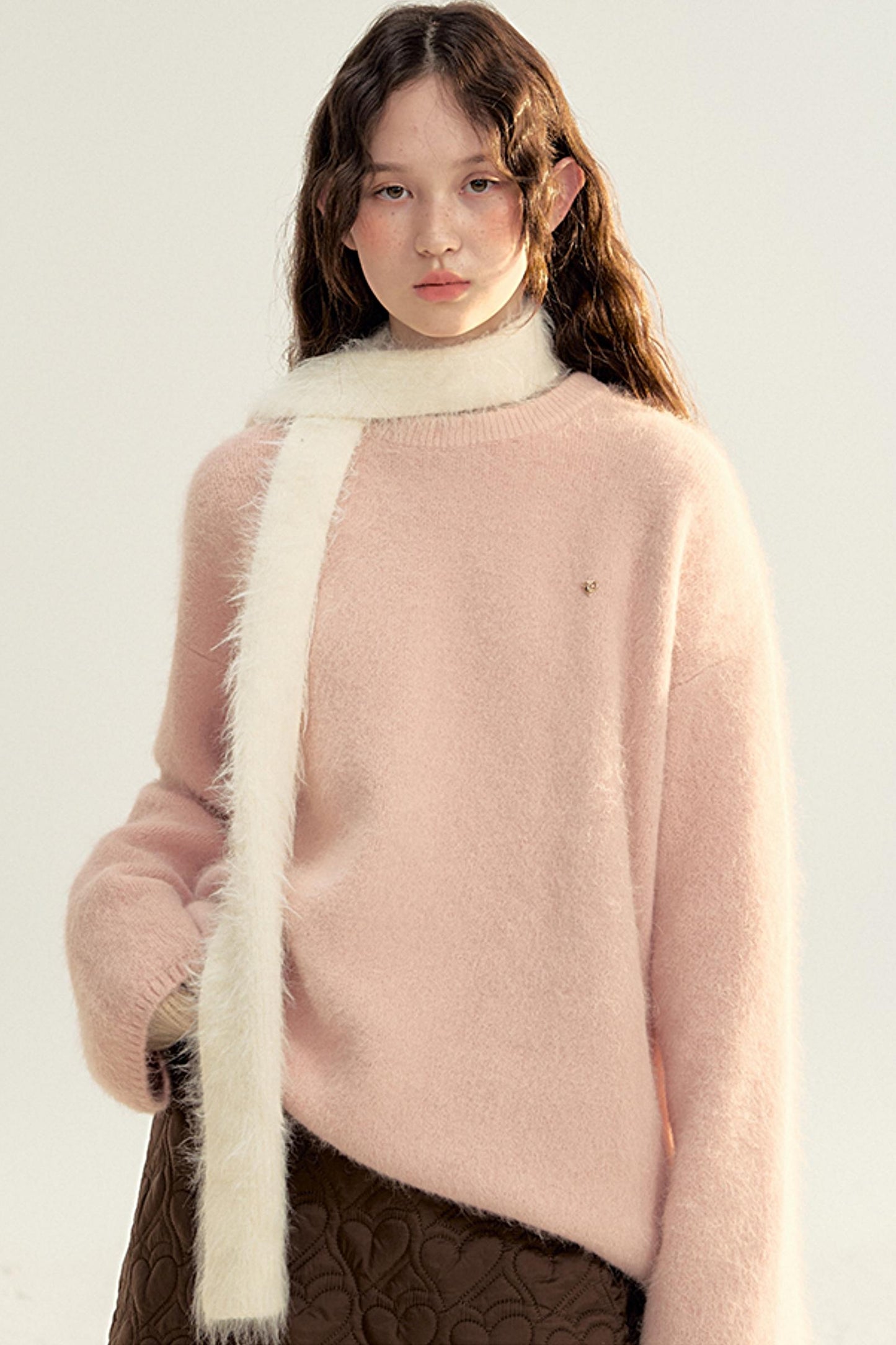 Versatile Long Knit Pullover Sweater