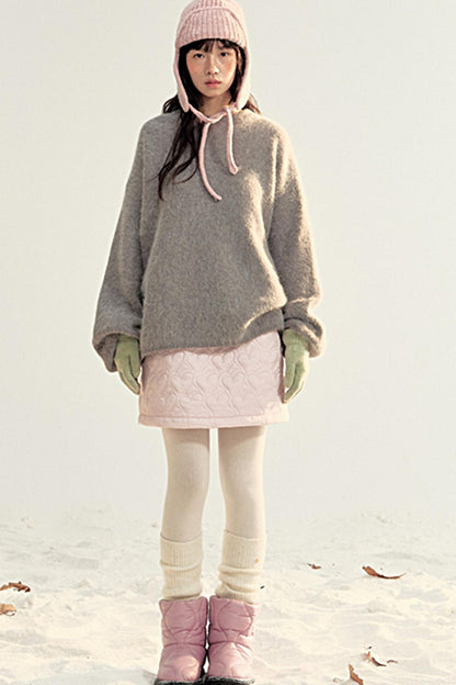 Versatile Long Knit Pullover Sweater