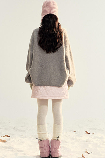 Versatile Long Knit Pullover Sweater