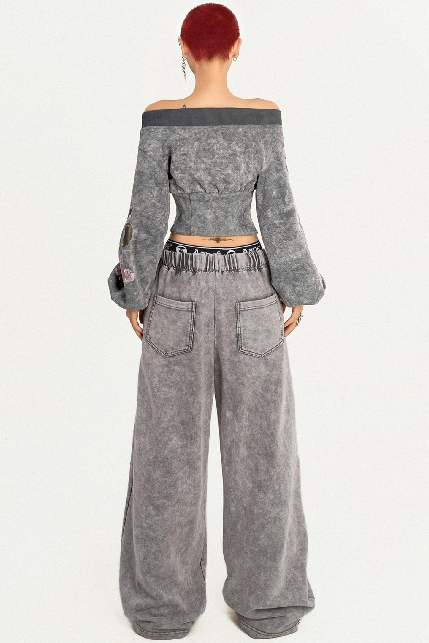 Cool Retro Punk Girl Sweatshirt