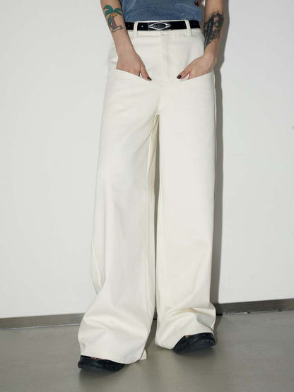 Basic Wide Leg Front Pocket Pants