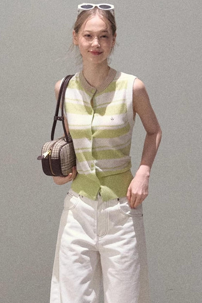 Summer Breeze Knitted Vest