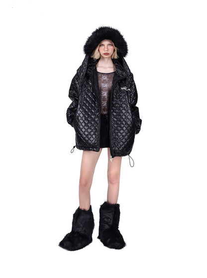 Fox Fur Loose Genderless Cotton Jacket