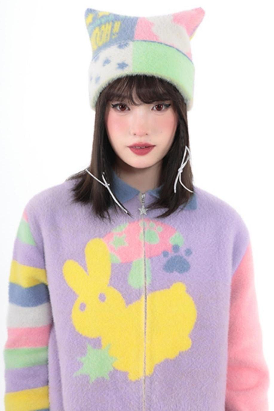 Millennium Cat Ear Knit Cap