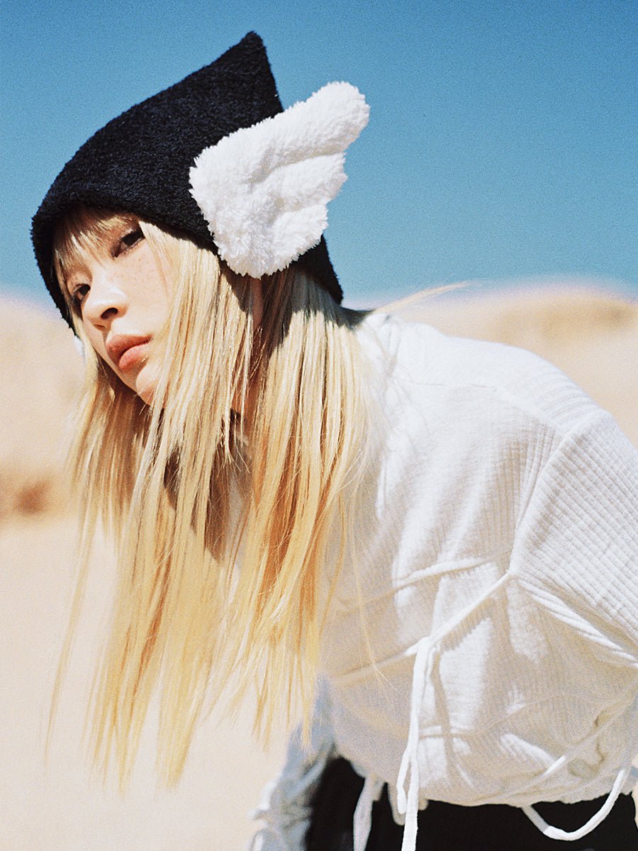 Angel Wings Knit Hat